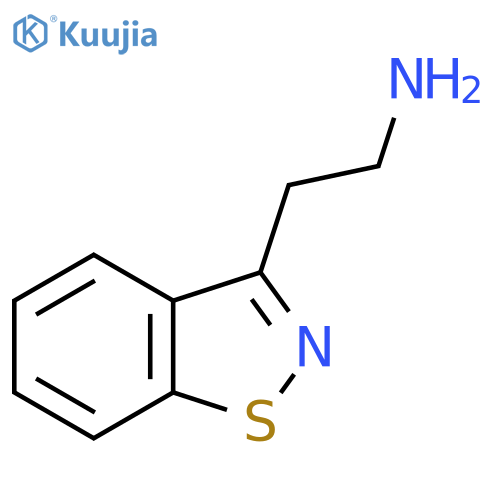 2-(1,2-benzothiazol-3-yl)ethan-1-amine structure