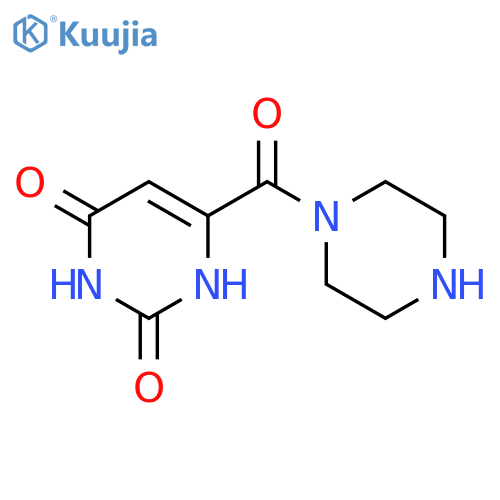 6-(piperazine-1-carbonyl)-1H-pyrimidine-2,4-dione structure