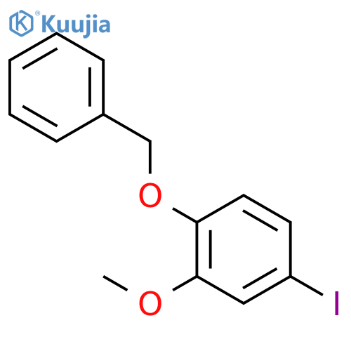 1-(benzyloxy)-4-iodo-2-methoxybenzene structure