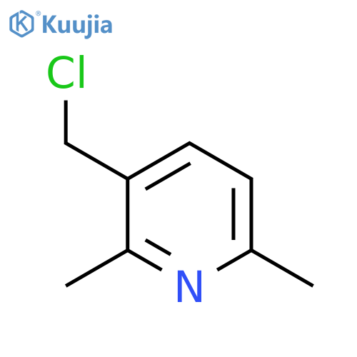 3-(Chloromethyl)-2,6-dimethylpyridine structure