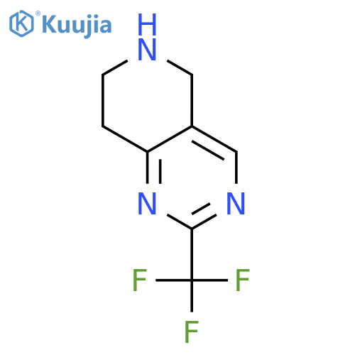 2-(trifluoromethyl)-5H,6H,7H,8H-pyrido4,3-dpyrimidine structure