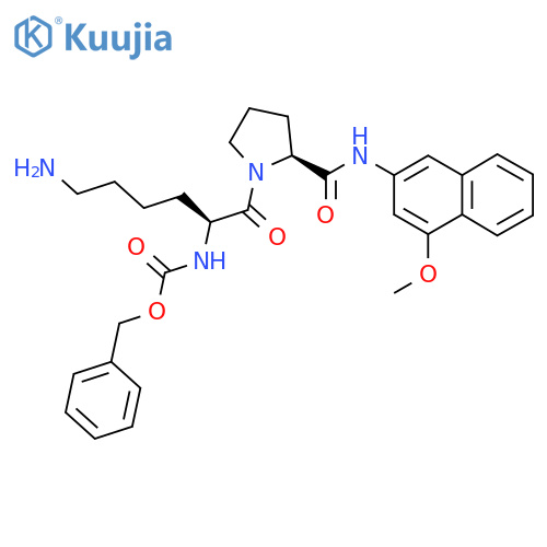Z-Lys-Pro-4MbNA formiate salt structure
