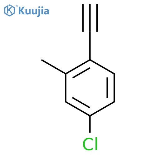 4-chloro-1-ethynyl-2-methylbenzene structure