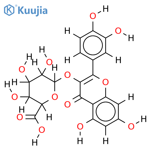 3-O-glucuronosyl quercetin structure