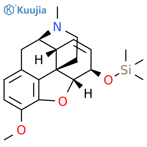 Morphinan, 7,8-didehydro-4,5-epoxy-3-methoxy-17-methyl-6-[(trimethylsilyl)oxy]-, (5α,6α)- (9CI) structure