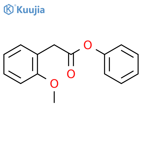 phenyl (2-methoxyphenyl)acetate structure