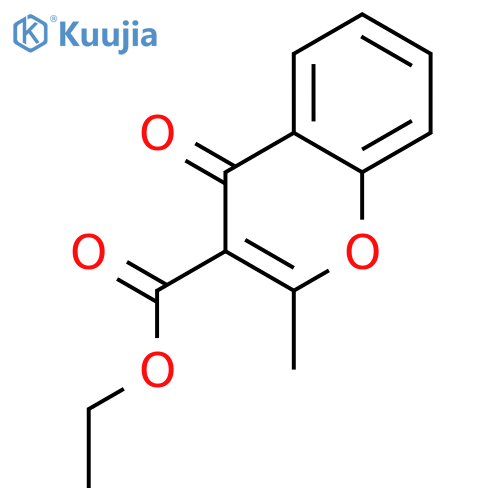 Ethyl 2-methyl-4-oxo-4H-chromene-3-carboxylate structure