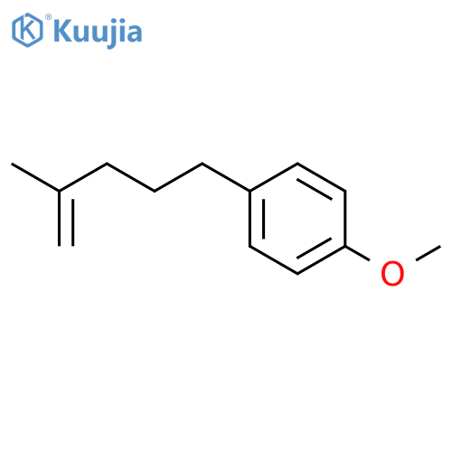 5-(4-Methoxyphenyl)-2-methyl-1-pentene structure