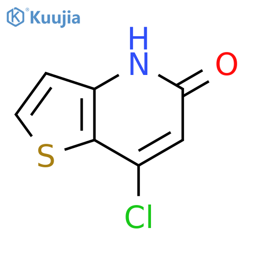 7-chlorothieno[3,2-b]pyridin-5(4H)-one structure