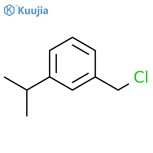 1-(chloromethyl)-3-(propan-2-yl)benzene structure