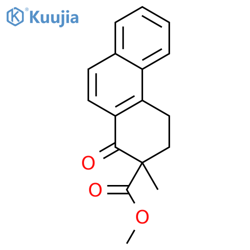 2-Phenanthrenecarboxylicacid, 1,2,3,4-tetrahydro-2-methyl-1-oxo-, methyl ester structure
