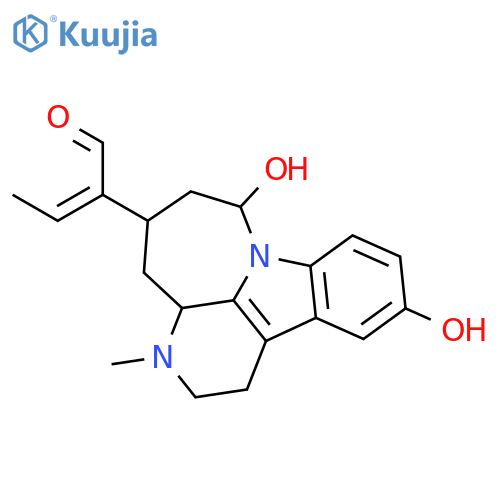 (2Z)-2-[(3aS,5R,7S)-7,10-dihydroxy-3-methyl-1,2,3,3a,4,5,6,7-octahydro-3,7a-diazacyclohepta[1,2,3-jk]fluoren-5-yl]but-2-enal structure