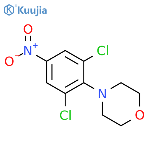 Morpholine, 4-(2,6-dichloro-4-nitrophenyl)- structure