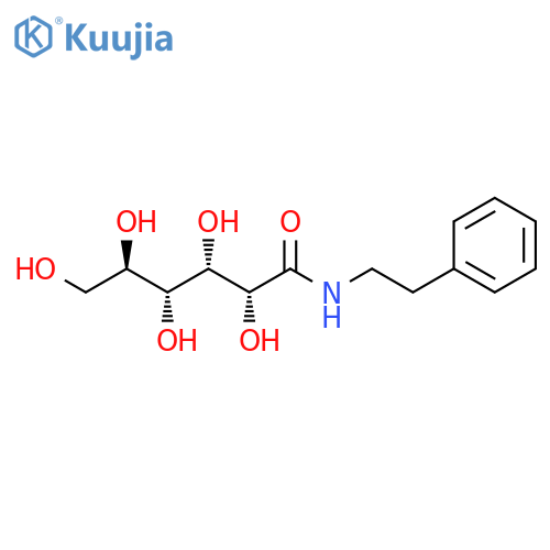 D-GLUCONAMIDE, N-(2-PHENYLETHYL)- structure