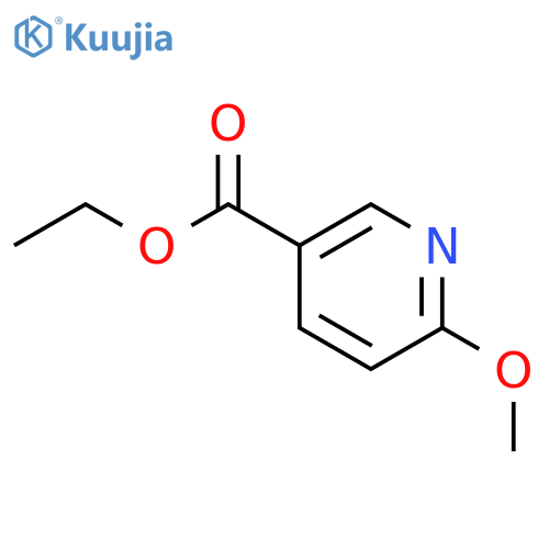 3-Pyridinecarboxylicacid, 6-methoxy-, ethyl ester structure