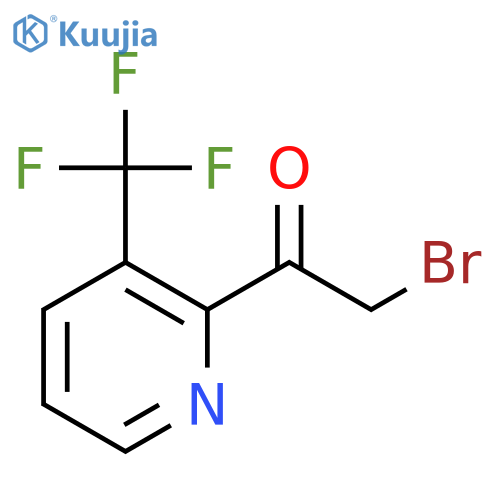 ETHANONE, 2-BROMO-1-[3-(TRIFLUOROMETHYL)-2-PYRIDINYL]- structure