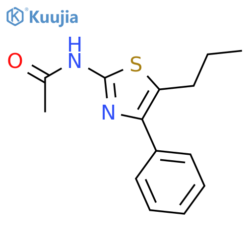 Acetamide,N-(4-phenyl-5-propyl-2-thiazolyl)- structure