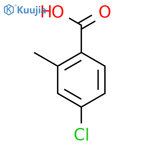 4-Chloro-2-methylbenzoic acid structure