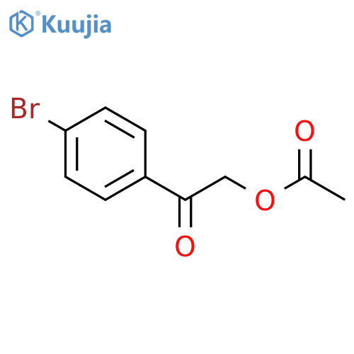 2-(4-Bromophenyl)-2-oxoethyl acetate structure