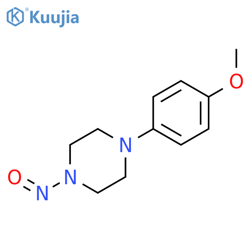 1-(4-methoxyphenyl)-4-nitrosopiperazine structure