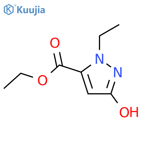 Ethyl 1-ethyl-3-hydroxy-1H-pyrazole-5-carboxylate structure