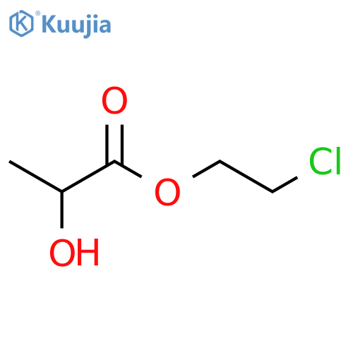 2-chloroethyl 2-hydroxypropanoate structure