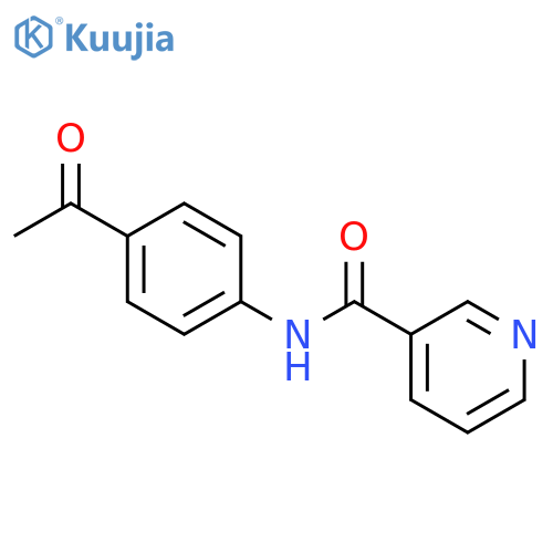 N-(4-Acetylphenyl)nicotinamide structure