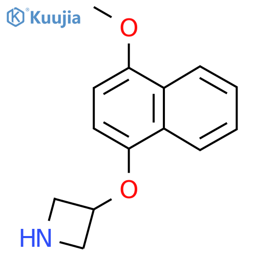 3-(4-methoxynaphthalen-1-yl)oxyazetidine structure