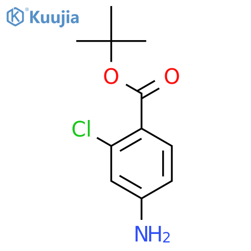 tert-butyl 4-amino-2-chloro-benzoate structure