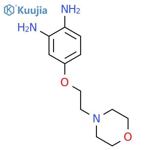 4-(2-Morpholinoethoxy)benzene-1,2-diamine trihydrochloride structure