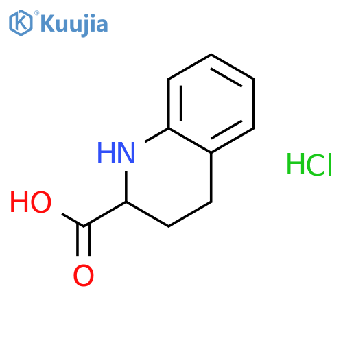 (R)-1,2,3,4-Tetrahydroquinoline-2-carboxylic acid hydrochloride structure