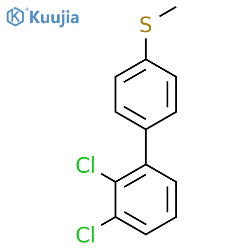 2,3-Dichloro-4'-methylsulfanyl-biphenyl structure