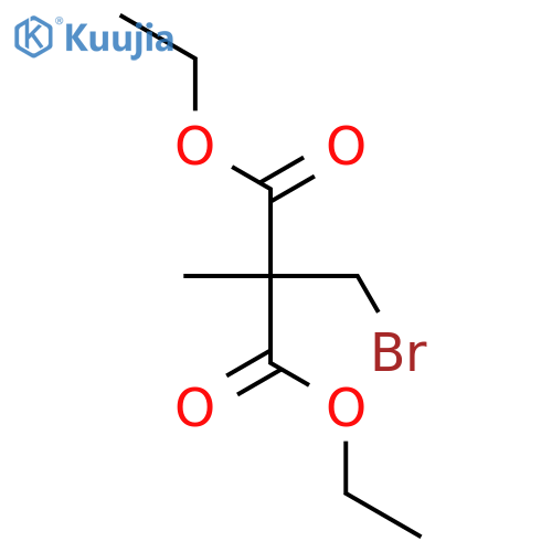 Propanedioic acid, (bromomethyl)methyl-, diethyl ester structure