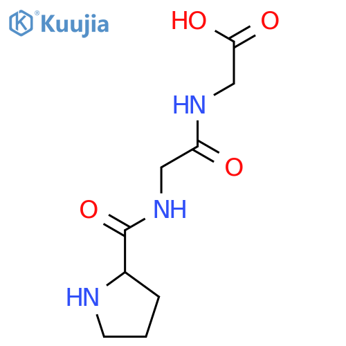 L-Prolylglycylglycine structure