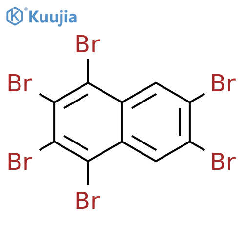 Naphthalene,1,2,3,4,6,7-hexabromo- structure