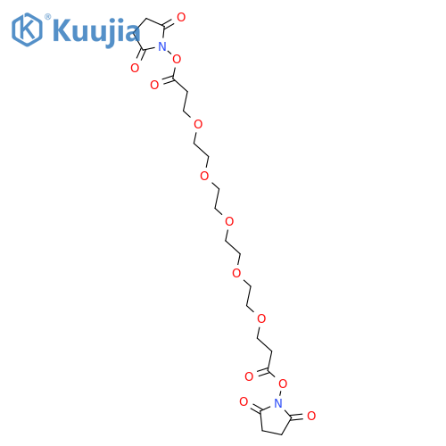 Bis-PEG5-NHS ester structure