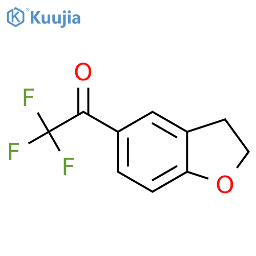1-(2,3-dihydro-1-benzofuran-5-yl)-2,2,2-trifluoroethan-1-one structure