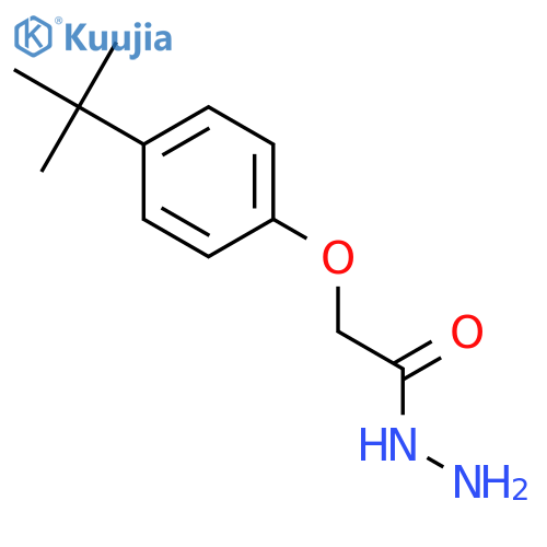 2-(4-tert-butylphenoxy)acetohydrazide structure