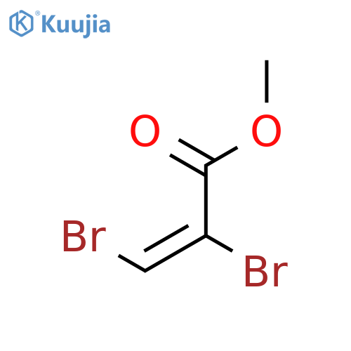 2-Propenoic acid, 2,3-dibromo-, methyl ester structure