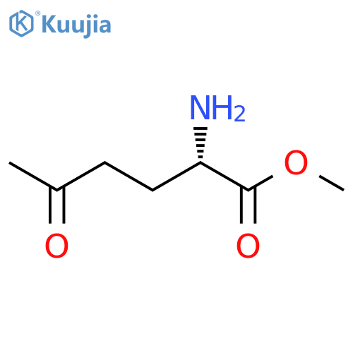 methyl 2-amino-5-oxohexanoate structure