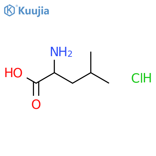 L-Leucine hydrochloride structure