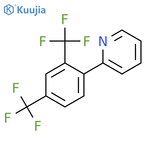 Pyridine, 2-[2,4-bis(trifluoromethyl)phenyl]- structure