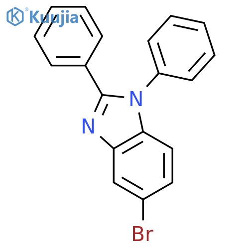 5-broMo-1,2-diphenyl-1H-benzo[d]iMidazole structure