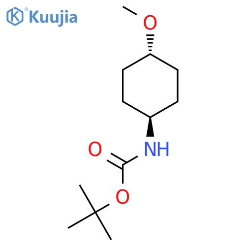 N-(trans-4-Methoxycyclohexyl)carbamic Acid 1,1-Dimethylethyl Ester structure