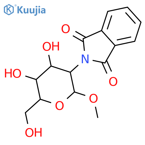 Methyl 2-Deoxy-2-N-phthalimido-b-D-glucopyranoside structure