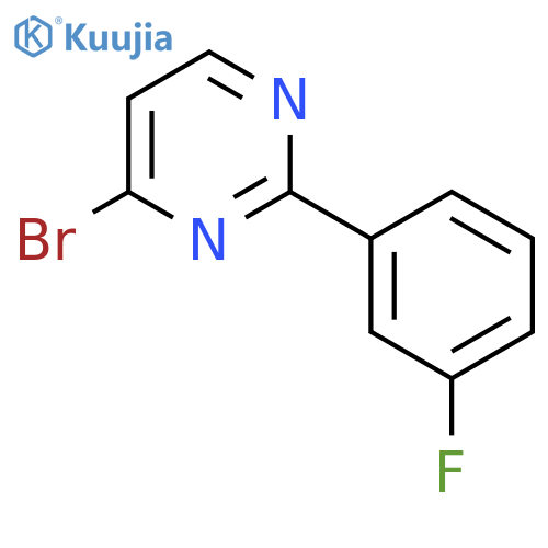 4-Bromo-2-(3-fluorophenyl)pyrimidine structure