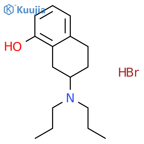 rac-8-Hydroxy-2-dipropylaminotetralin Hydrobromide structure