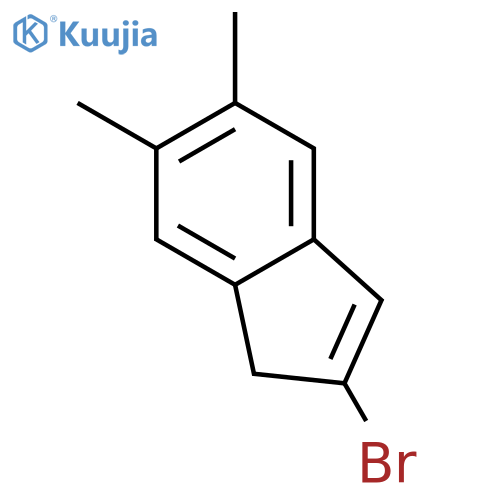 1H-Indene, 2-bromo-5,6-dimethyl- structure