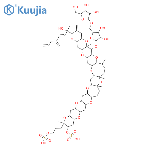Yessotoxin; Homologue (n = 2), 32-O-[β-L-arabinofuranosyl-(1→5)-β-L-arabinofuranoside] structure