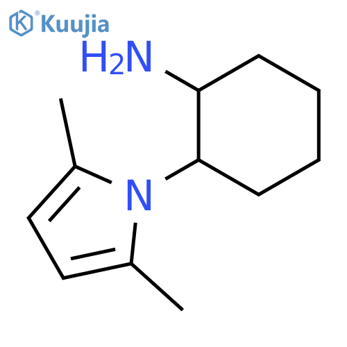 (1R,2R)-2-(2,5-DIMETHYL-1H-PYRROL-1-YL)CYCLOHEXANAMINE structure